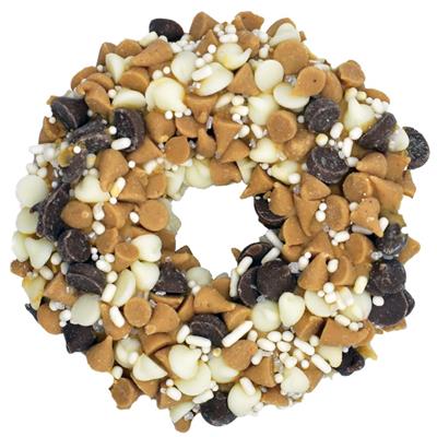 Gourmet Donut, Peanut Butter Cup Blizzard Donut Dog Treat