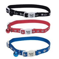 Safe Cat® Reflective Snag-Proof Nylon Adjustable Breakaway Collar