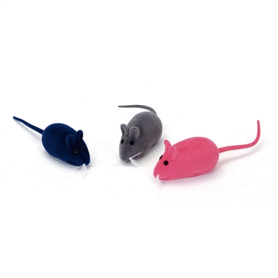 2.5" Fuzzy Mouse - Rascals® Bulk Cat Toy Bins - 60 pcs