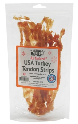 GoGo® 3oz USA Turkey Tendon Strips