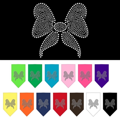 Bow Rhinestone Bandana