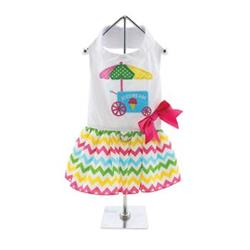 Ice Cream Cart Dress with Leash & D-Ring