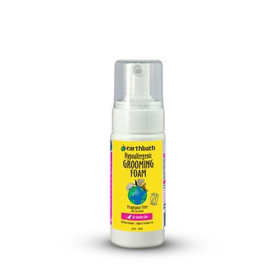 Earthbath Waterless Grooming Foam For Cats And Kittens; Fragrance Free 4Oz