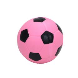 Rascals Latex Dog Toy Soccerball Pink 3 In