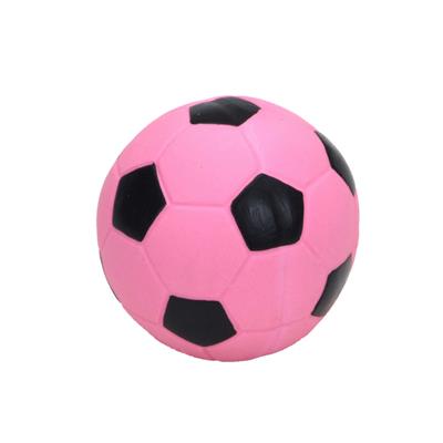 Rascals Latex Dog Toy Soccerball Pink 3 In