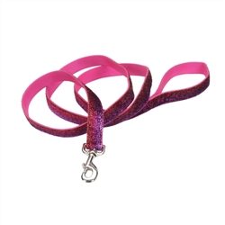 Coastal Sparkles Dog Leash Pink 1x6