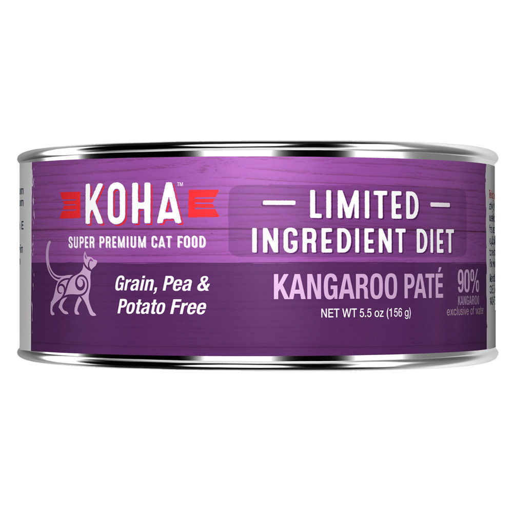 KOHA Kangaroo P t Wet Cat Food 5 5 Oz Cans Limited Ingredient Diet