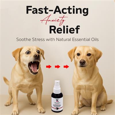 Essential Oil Dog Calming Spray by Warren London (2.5oz)
