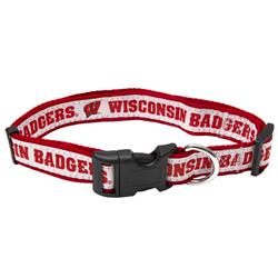 Wisconsin Badgers Dog Collar