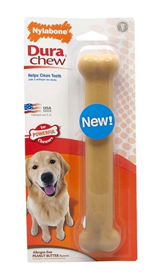 Nylabone Power Chew Dog Toy Peanut Butter, Large/Giant  Up To 50 Lbs. 1 ct.
