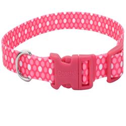 Pink Polka Dots - Attire Styles Nylon Collars & Leads