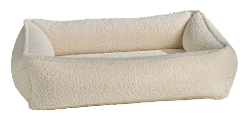 Urban Lounger Ivory Sheepskin Microvelvet