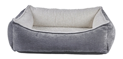 Oslo Ortho Bed Pumice Microvelvet (Ivory Sheepskin)