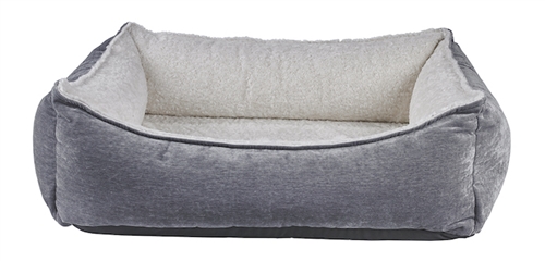 Oslo Ortho Bed Pumice Microvelvet (Ivory Sheepskin)