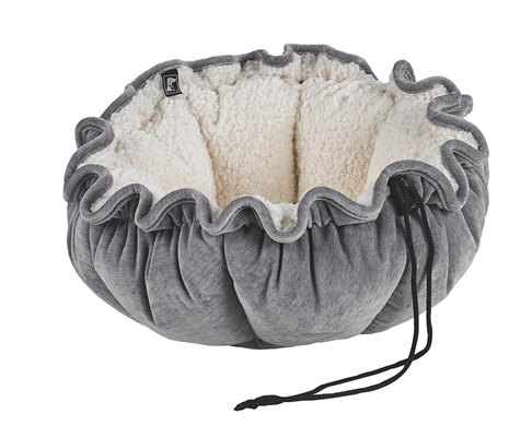 Buttercup Bed Pumice Microvelvet (Ivory Sheepskin)