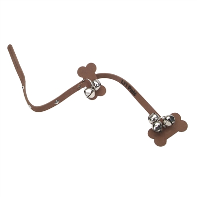 Chocolate Leather Potty Bells