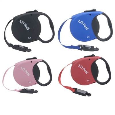 Li'l Pals 12' Mini Power EZ Snap Retractable Leash for Puppies and Petite Dogs