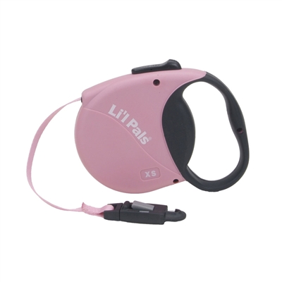 Li'l Pals 12' Mini Power EZ Snap Retractable Leash for Puppies and Petite Dogs