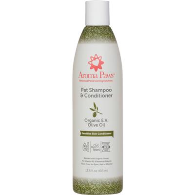 Organic Olive Oil Fragrance Free Dog Shampoo & Conditioner in One (13.5 oz)- CASE OF 12