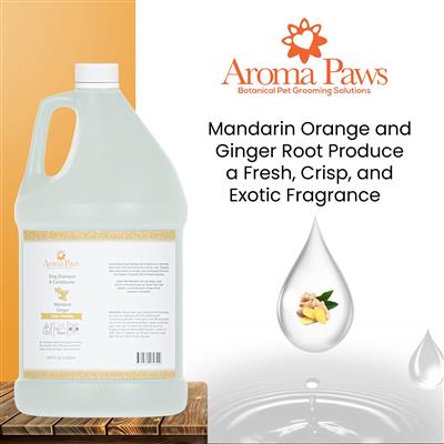 Gallon Shampoo Mandarin Ginger- CASE OF 4