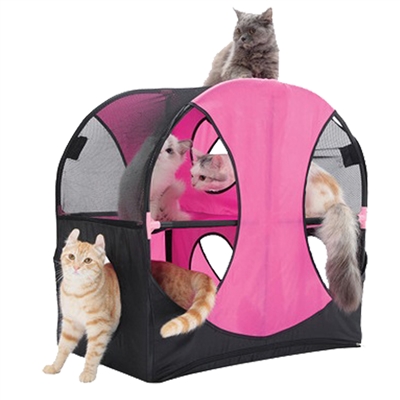 Kitty-Play Obstacle Travel Pet House