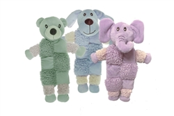 Multipet Aromadog Fleece Squeaker Mat Dog Toy Assorted 12 in.