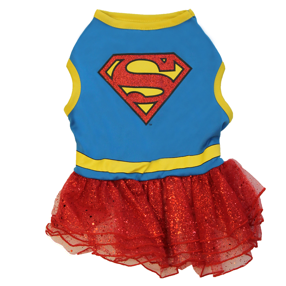 Super Girl Dog Costume