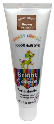 Brown Permanent Pet Hair Dye by Crazy Liberty
