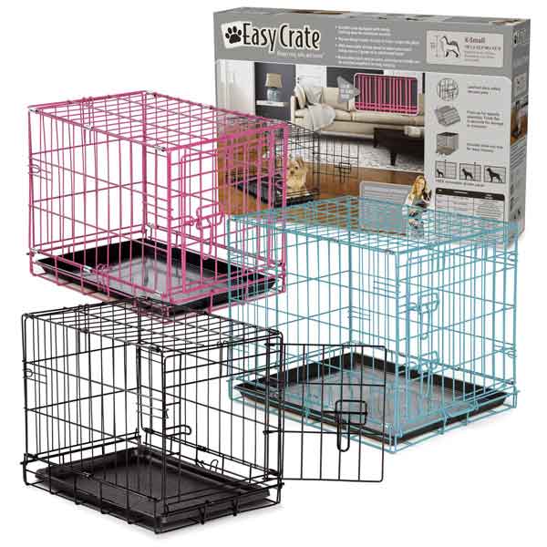 Lightweight Dog Crate Sizes XSM/L + 3 colors