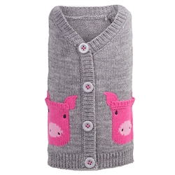 Pig Cardigan