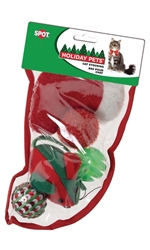 SpoEthical Products Spot Holiday Pet Cat Toy Stocking Small