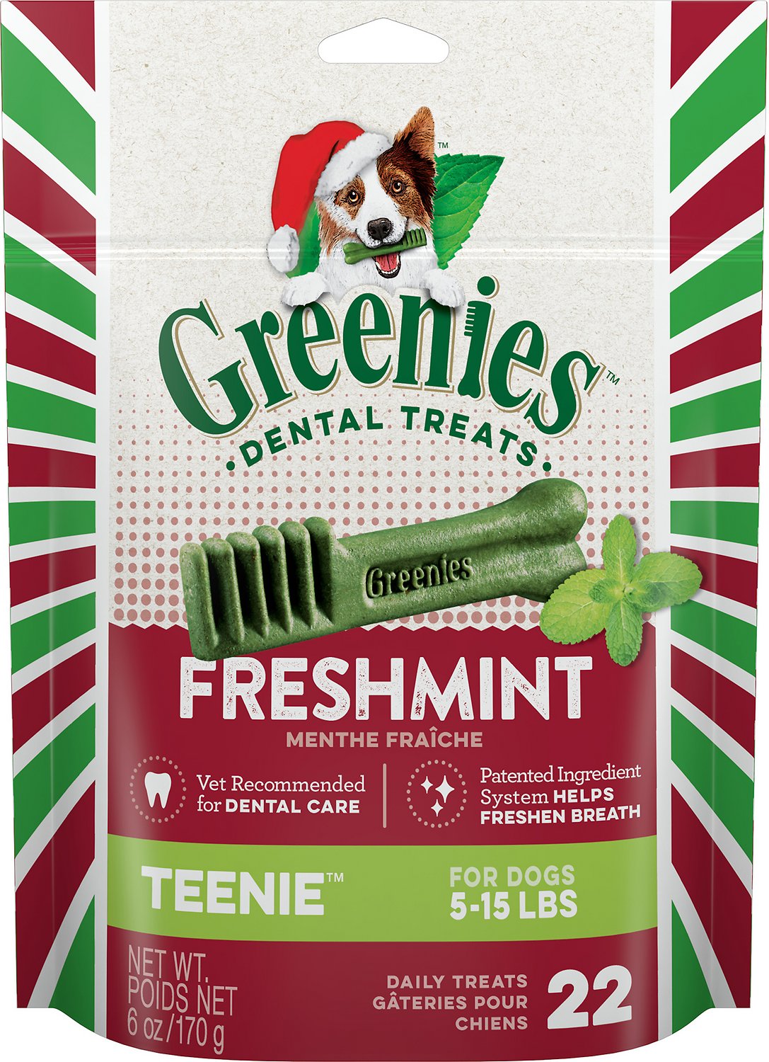 Greenies SEASONAL Fresh Mint Treat Pak 6oz