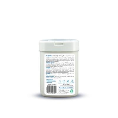 earthbath® Ear Wipes with Witch Hazel for Dogs, Cats, Puppies & Kittens, 25 ct re-sealable container