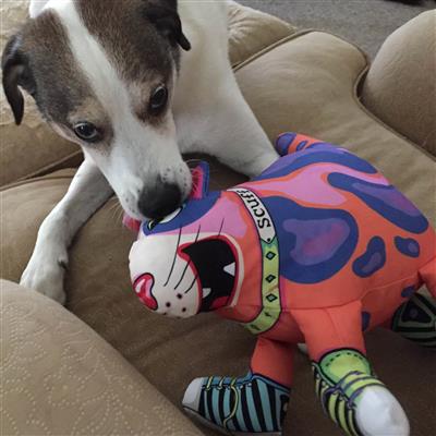 Scuff Large Dog Toy - That Sneaky Cat! - 3 Toys