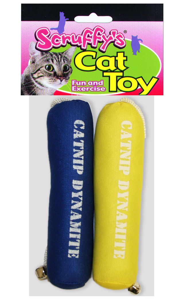 Scruffy's Catnip Dynamite Toys