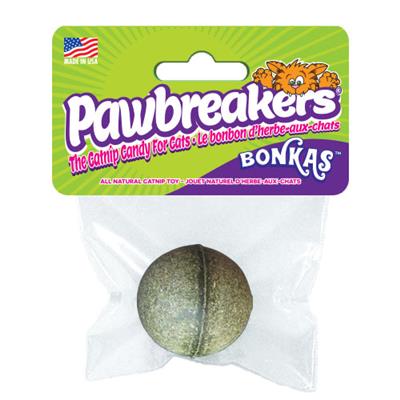 Pawbreakers Bonkas All Natural Catnip Ball for Cats