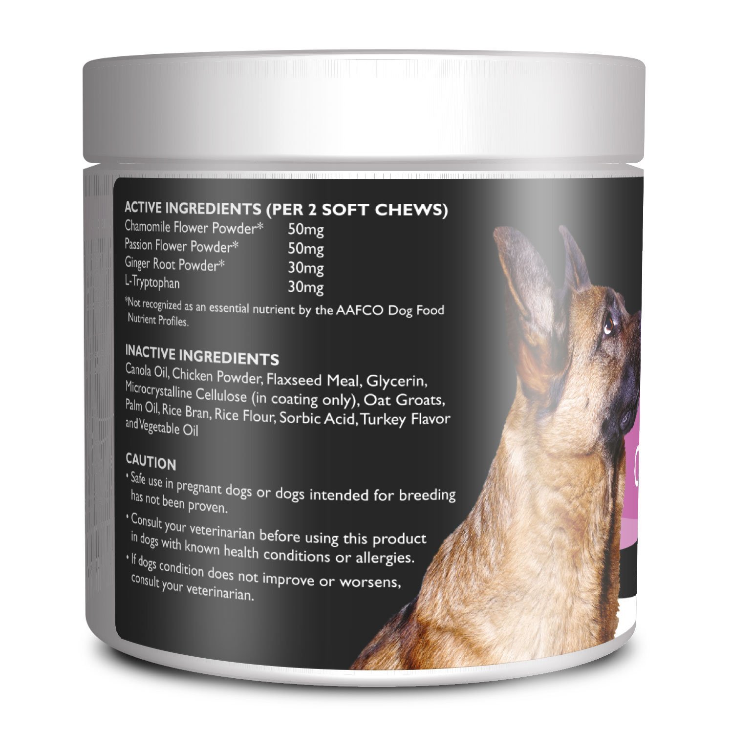 Chill Pawzzz Dog Calming Soft Chew Treats by Emmy's Best for Separation