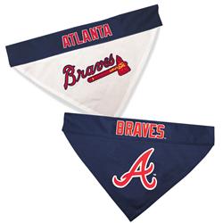 Atlanta Braves REVERSIBLE Dog Bandana