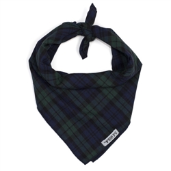 Black Watch Plaid Tie Bandana