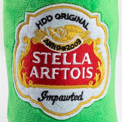 Stella Arftois Beer Bottle Plush Toy by Haute Diggity Dog