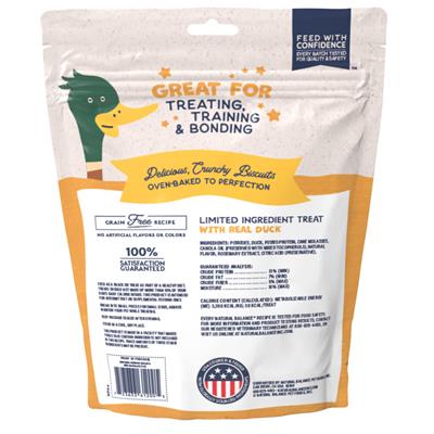 Natural Balance Pet Foods Rewards Crunchy Biscuits Small Breed Dog Treats Duck & Potato 1ea/14 oz