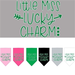 Little Miss Lucky Charm Screen Print Bandana