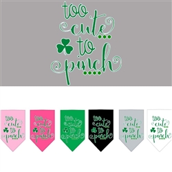 Too Cute to Pinch Screen Print Bandana