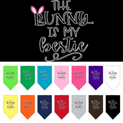 Bunny is my Bestie Screen Print Bandana