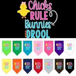 Chicks Rule Screen Print Bandana
