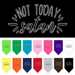 Not Today Satan Screen Print Bandana