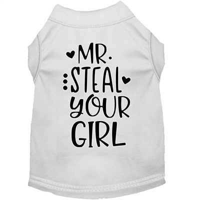 Mr. Steal your Girl Screen Print Dog Shirt