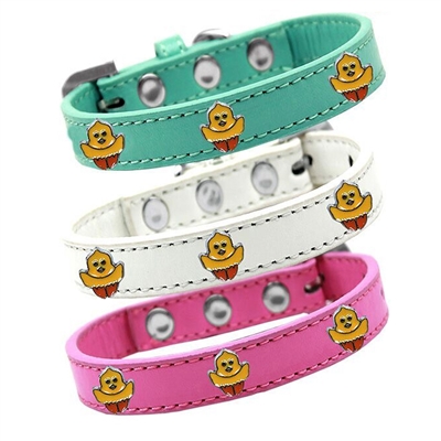 Chickadee Widget Dog Collar