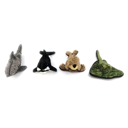 Swimmers Clip Strip Display of Dog Toys w/ Tennis Balls