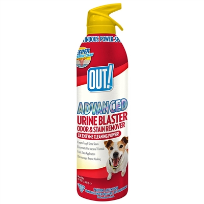 OUT! Advanced Urine Blaster Odor & Stain Remover Aerosol 